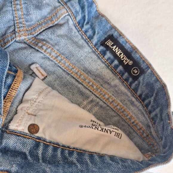 💙 BlankNYC Cut Off Denim Jeans Shorts Size 28/29 Western Country Coastal Cowgir - Picture 6 of 8